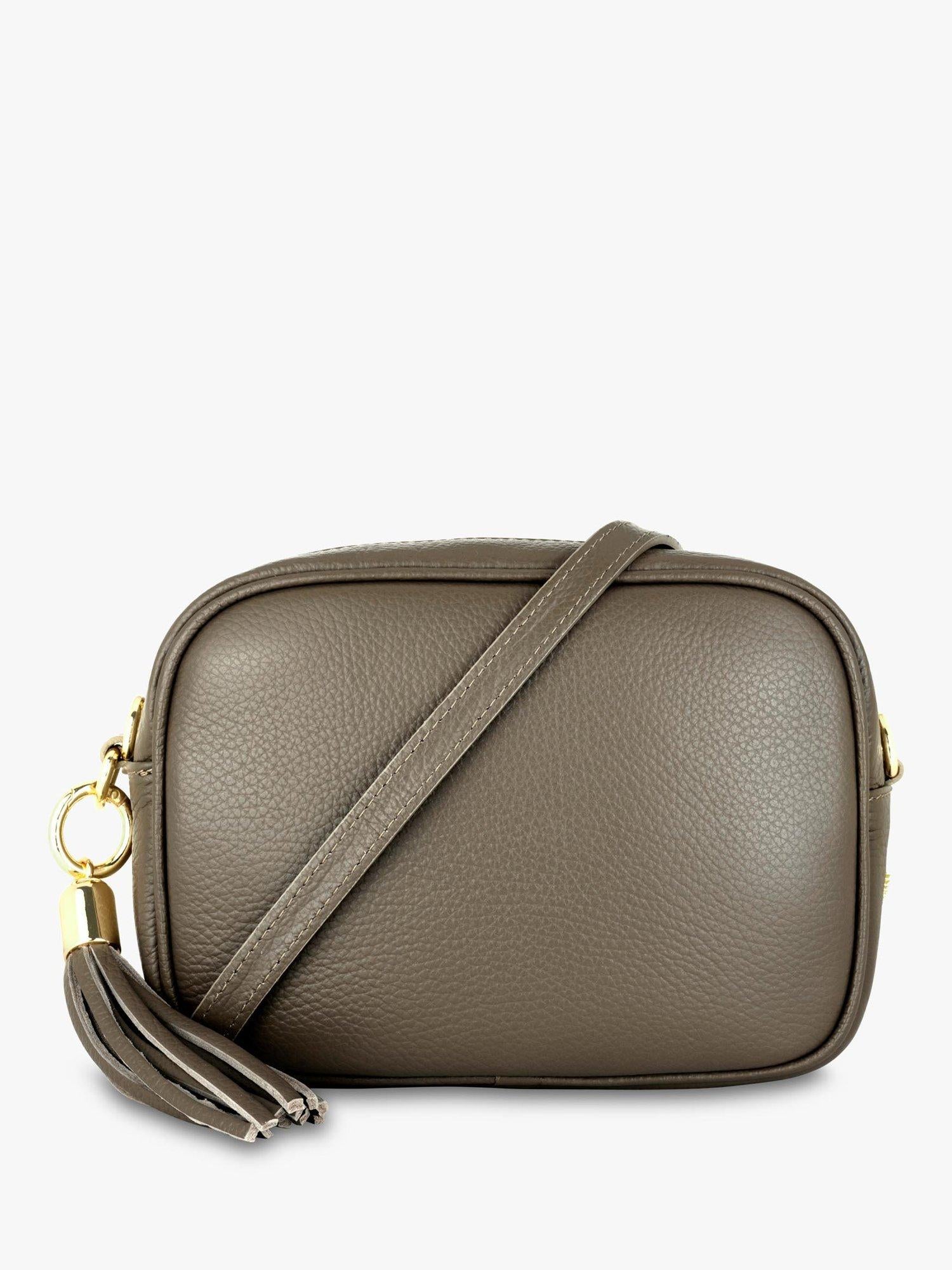 Apatchy London leather crossbody bag latte, UK version