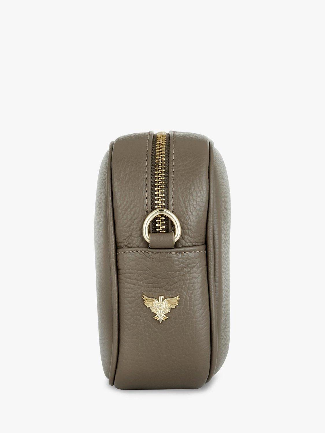 Apatchy London leather crossbody bag latte, UK version