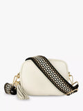 Apatchy London Leather Crossbody Bag Latte