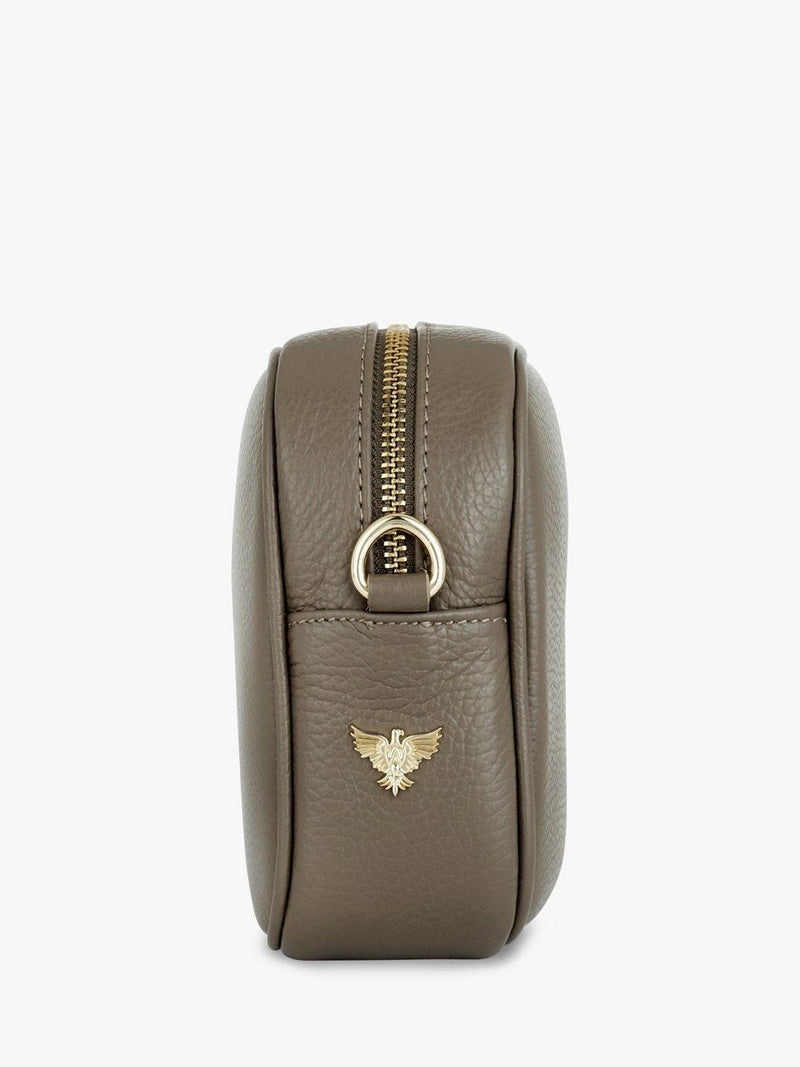 Apatchy London leather crossbody bag black - British product