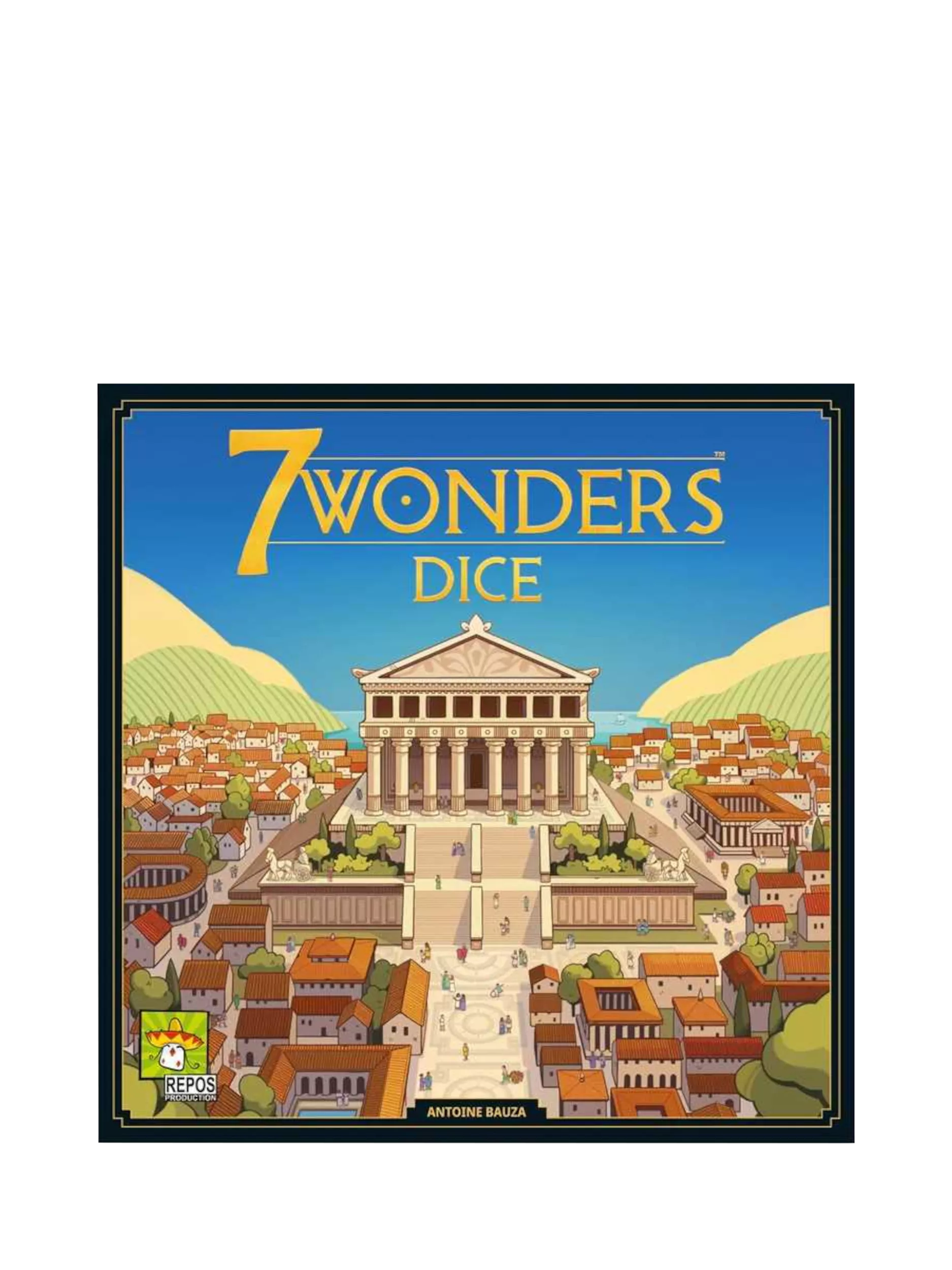 Asmodee 7 Wonders Dice Game board game set (British brand)