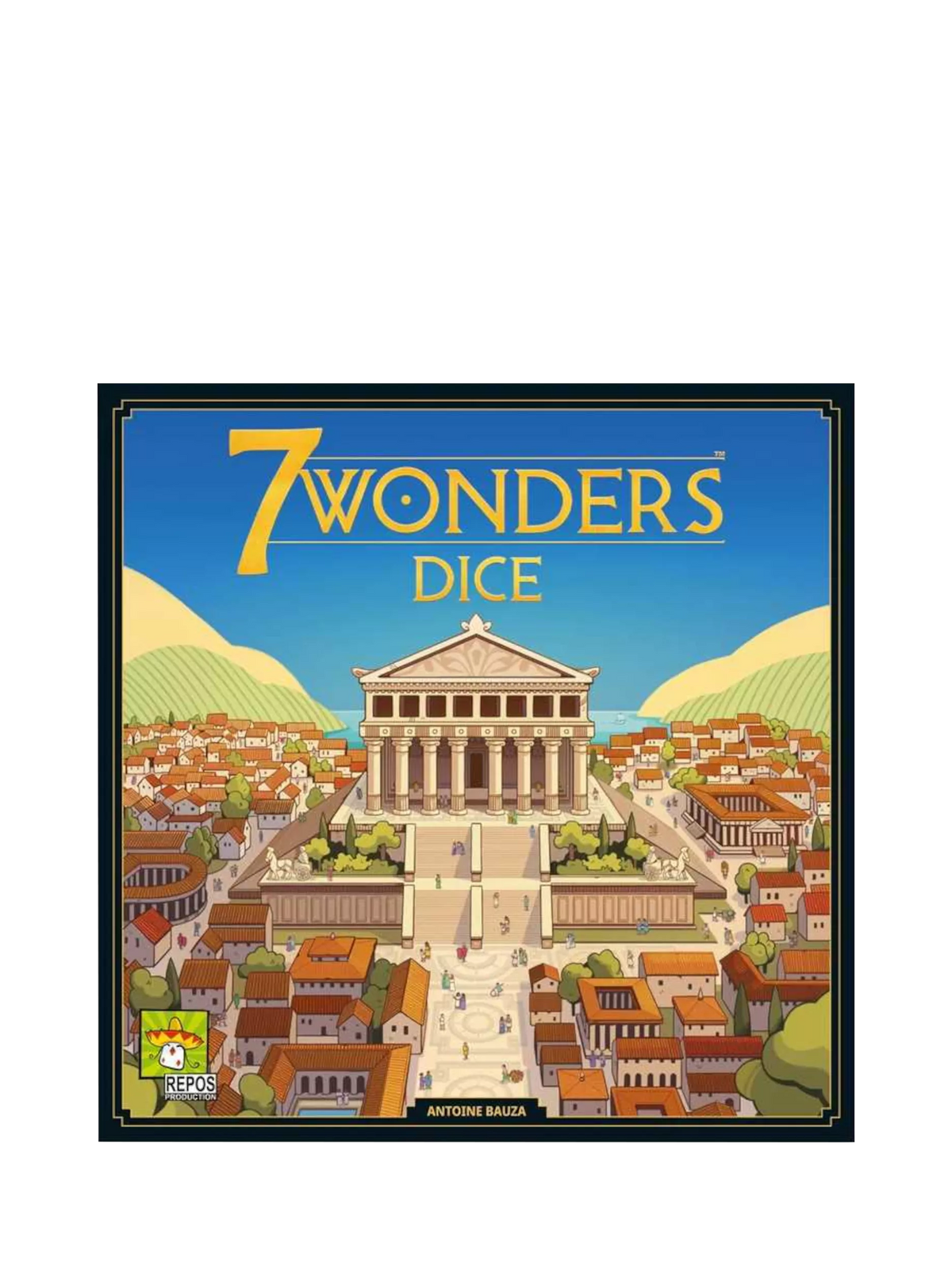 Asmodee 7 Wonders Dice Game board game set (British brand)