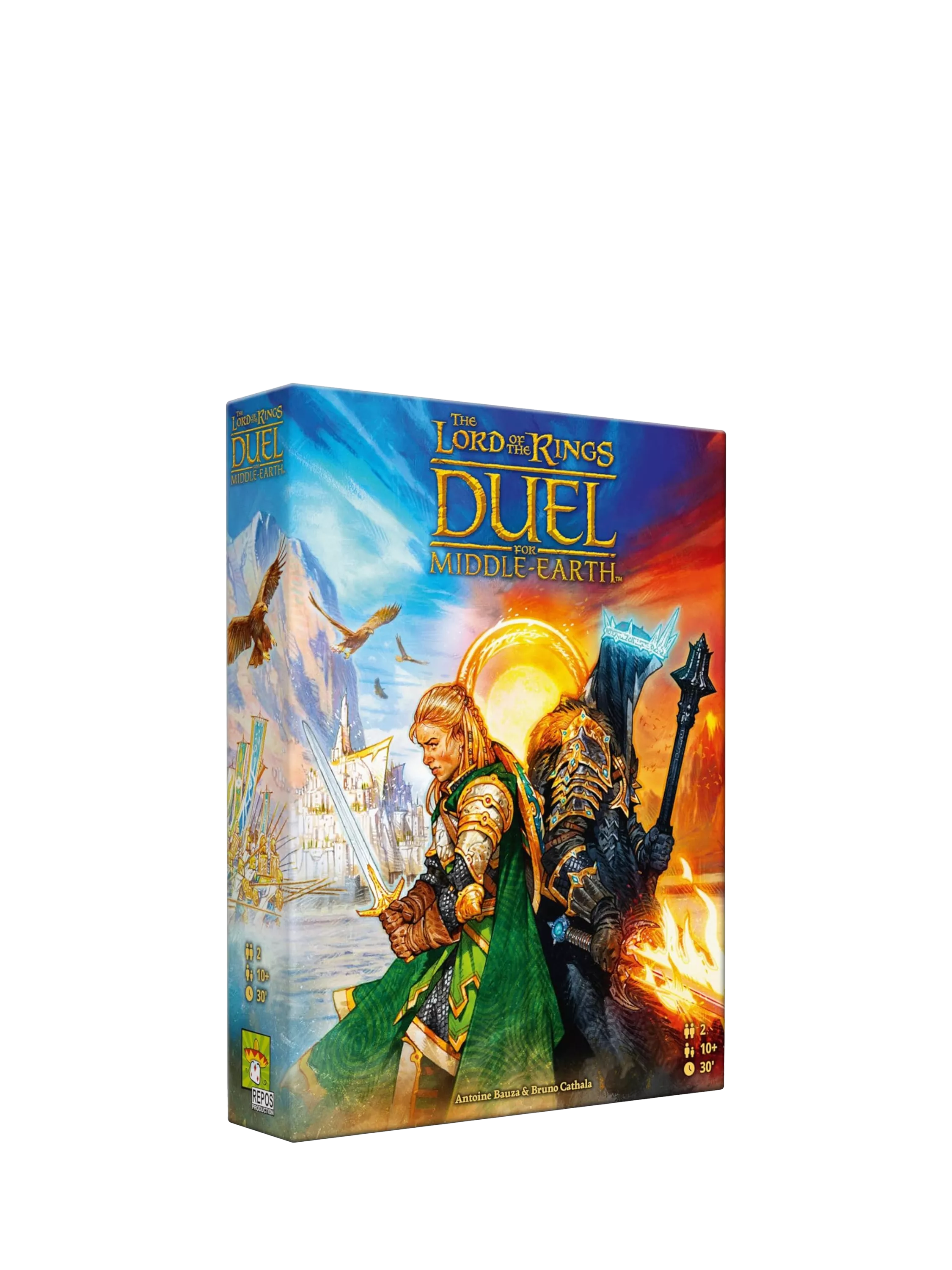 Asmodee Lord of the Rings Duel for Middle-earth board game (British brand)