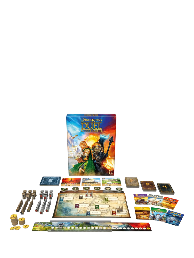 Asmodee Lord of the Rings Duel for Middle-earth board game (British brand)