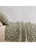 West Elm Laney Floral Quilted Bedspread, Elm, King Size