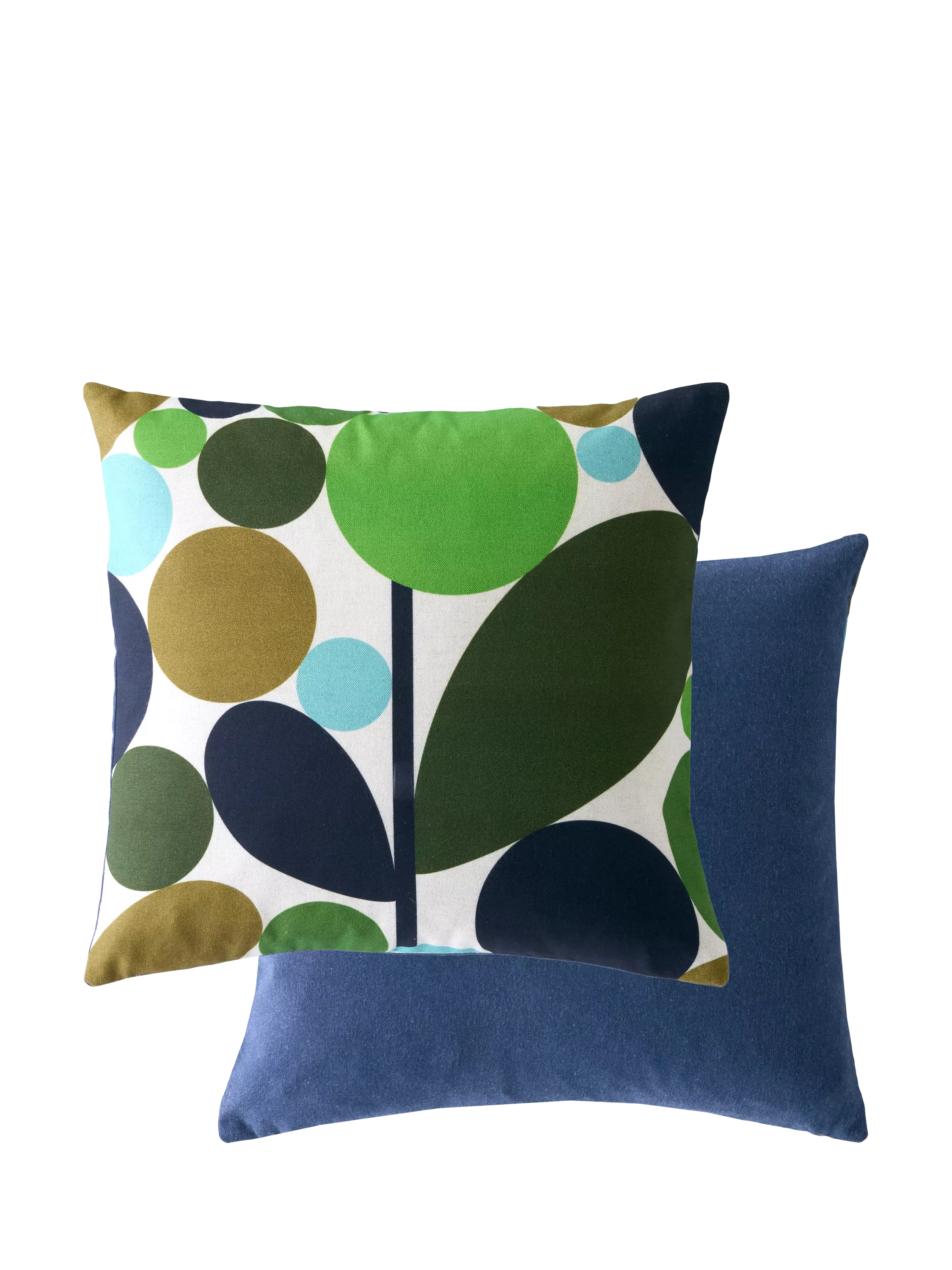 Orla Kiely Bubble Flower Cushion, Green