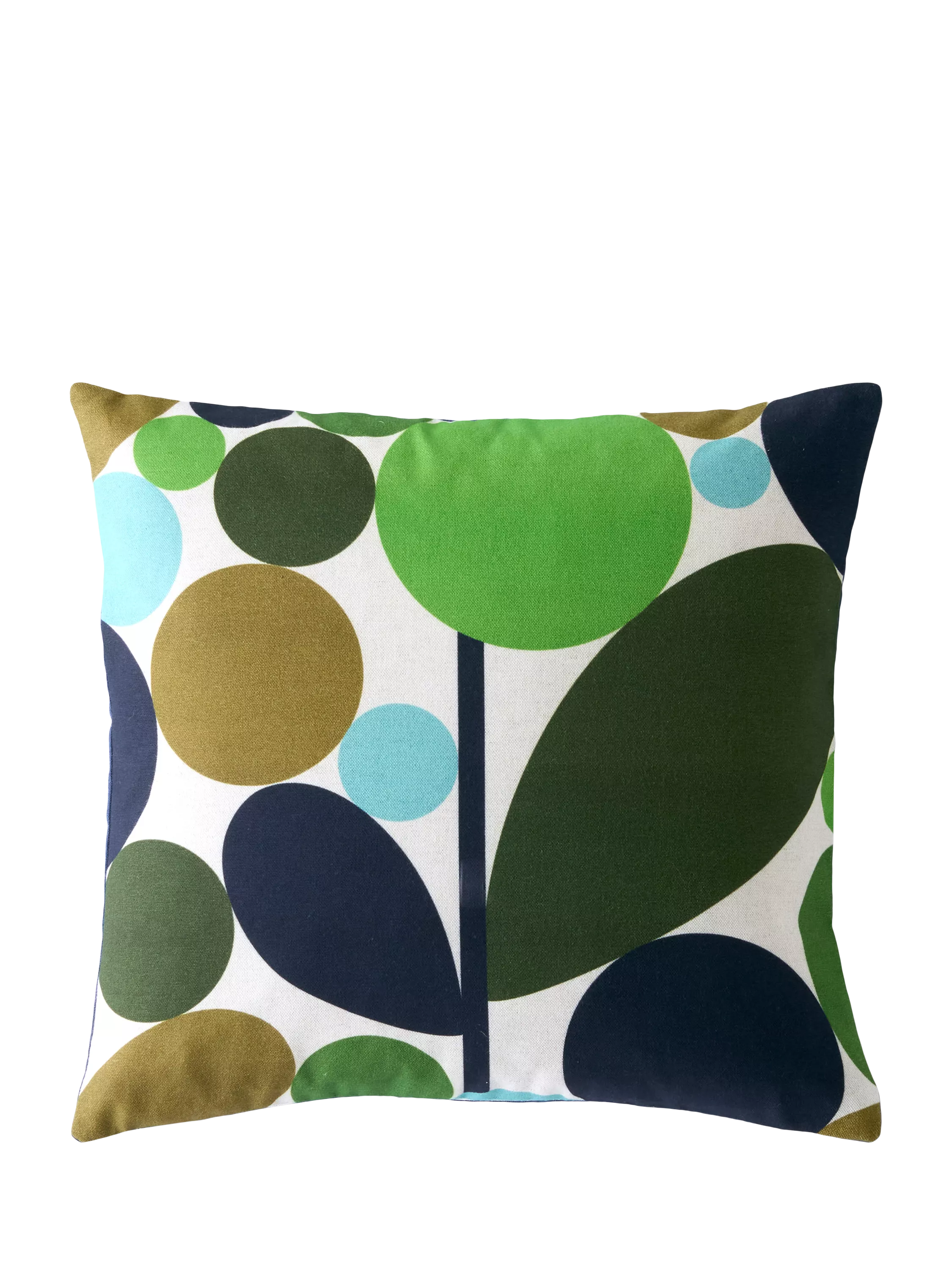 Orla Kiely Bubble Flower cushion 45x45cm, imported from the UK