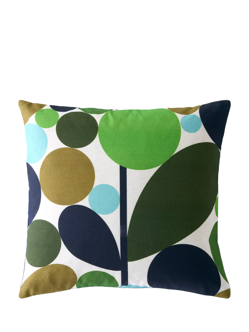 Orla Kiely Bubble Flower cushion 45x45cm, imported from the UK