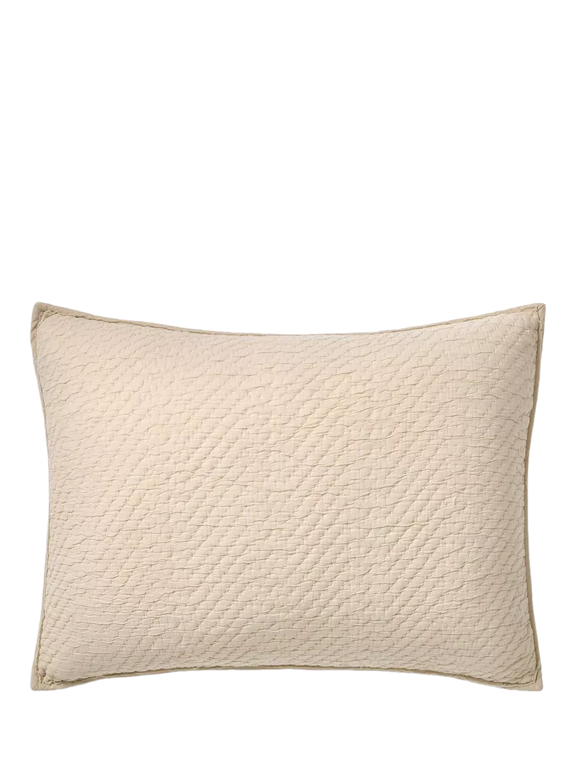 West Elm Reflections Matelassé Quilted Bedspread Sand Super King Size