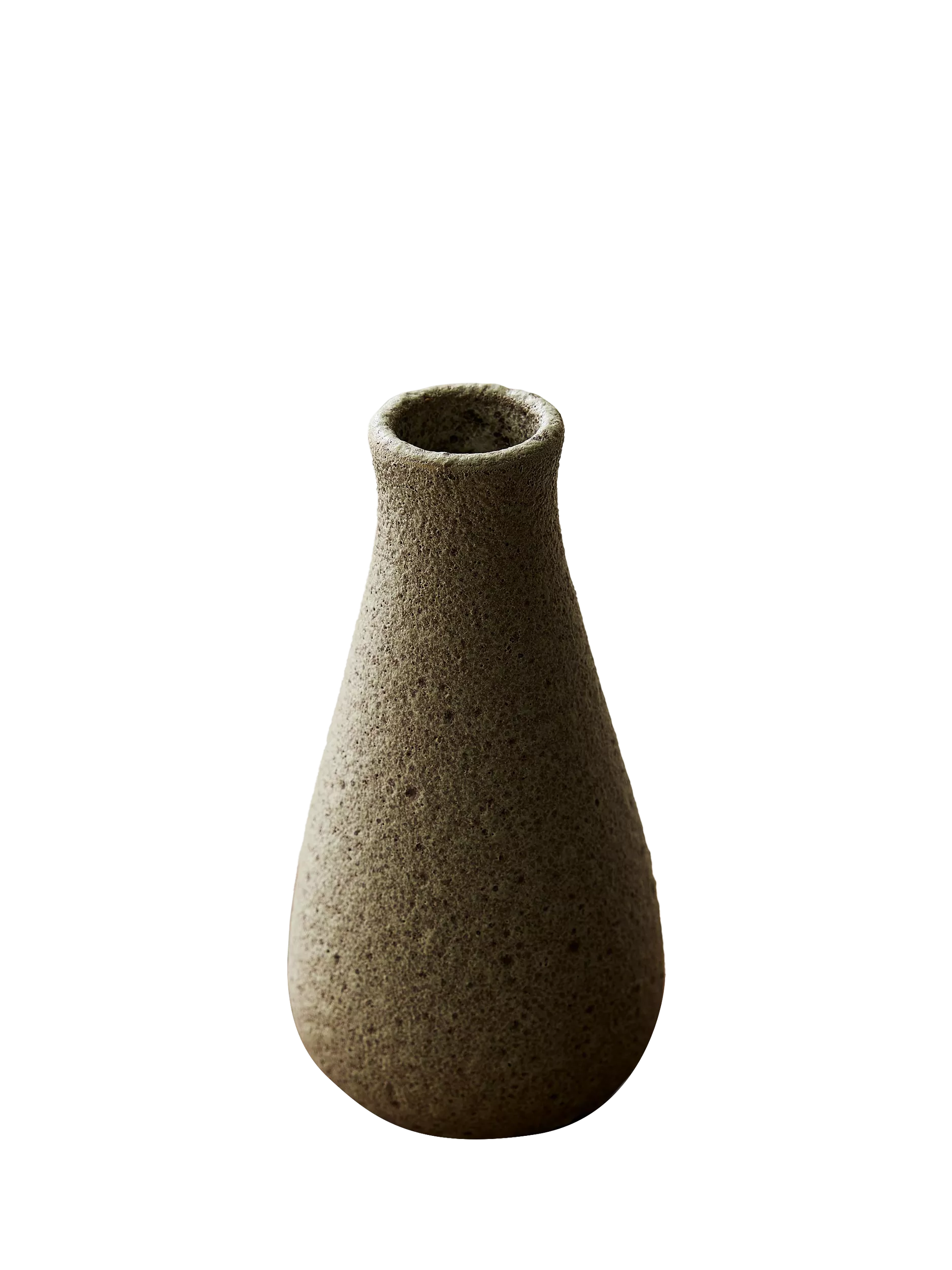 West Elm ceramic vase small H20cm grey, imported from the UK
