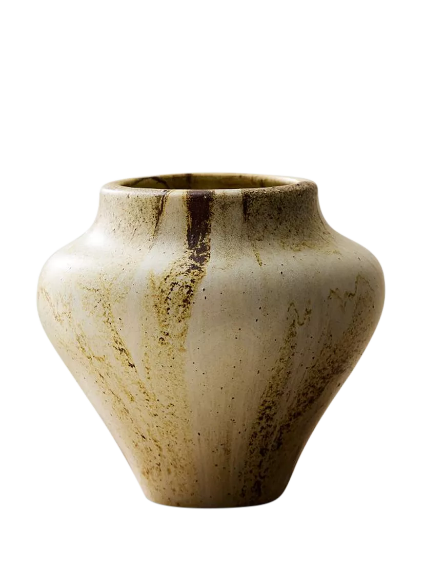 West Elm Sahar small ceramic vase H16.3cm - British product