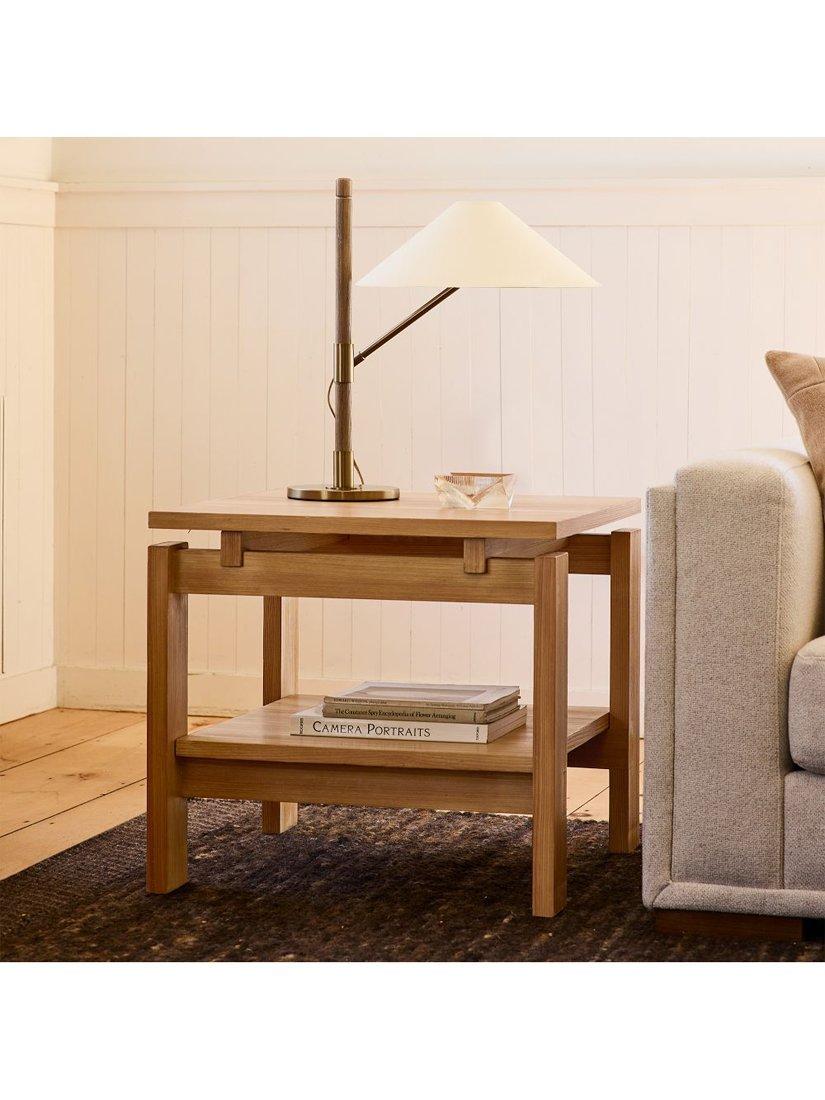 West Elm Devon Table Lamp in Antique Brass, UK version