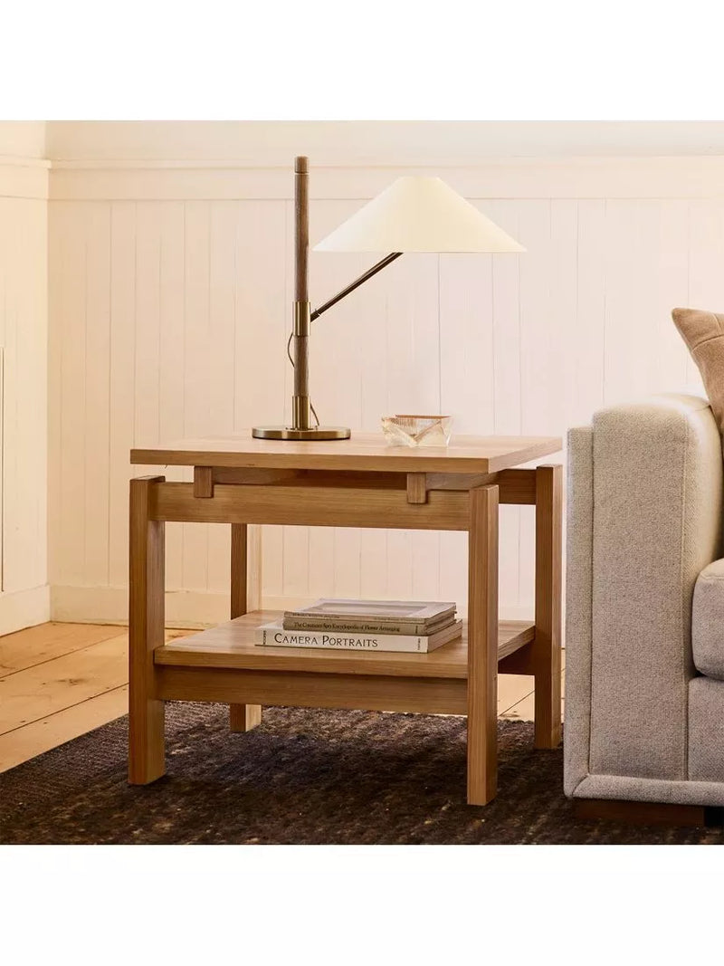West Elm Devon Table Lamp in Antique Brass, UK version