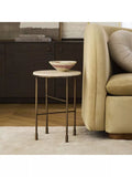 West Elm Fay side table warm brass, imported from the UK