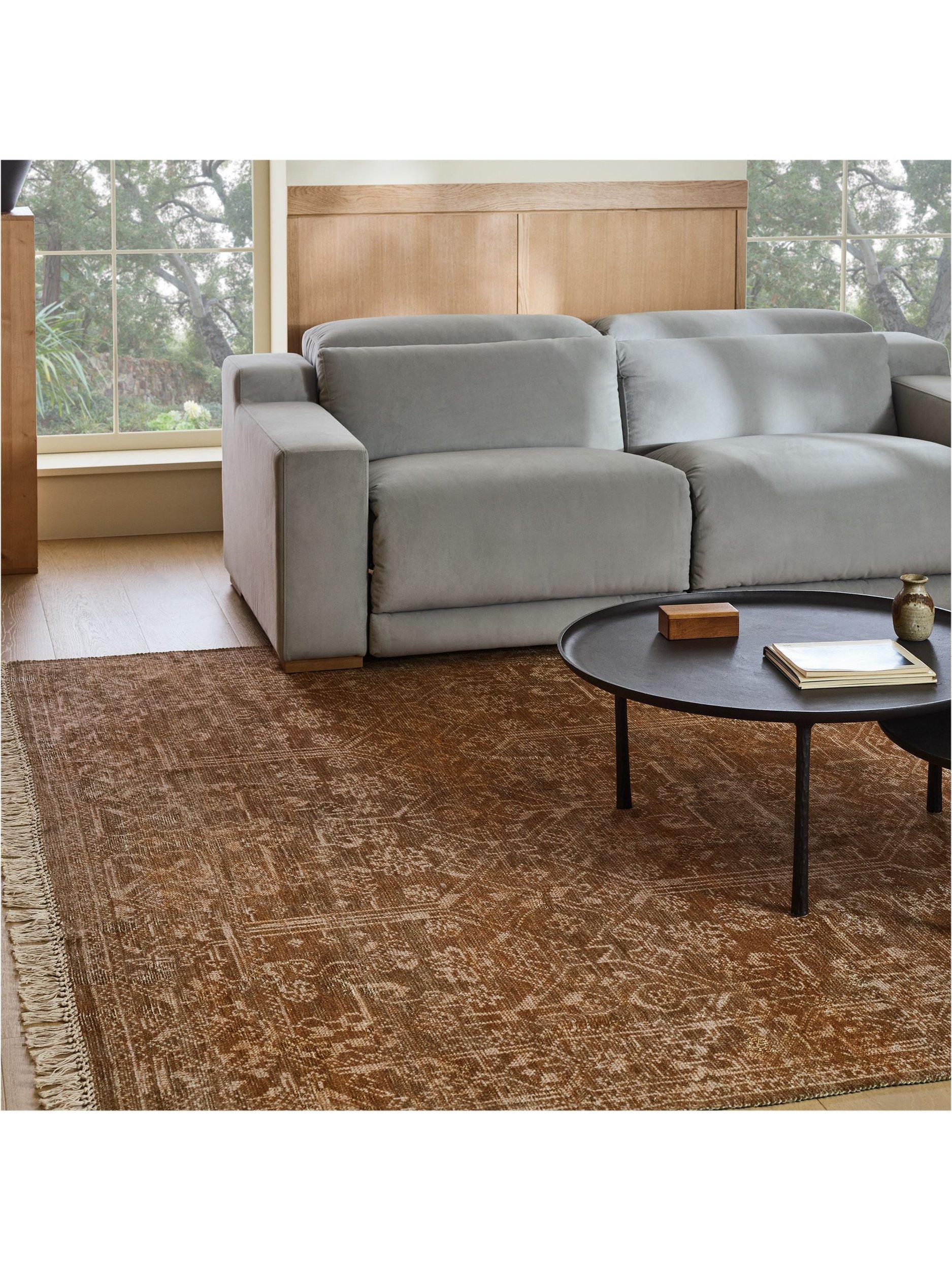 West Elm Athena reversible rug Golden Oak - British product
