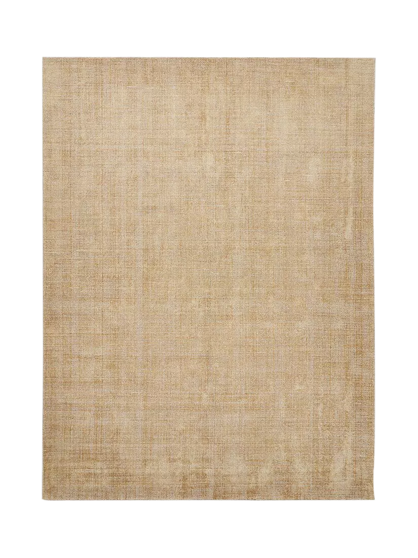 West Elm Glimmer Hand Woven Wool Rich Rug Honey 152 x 244 cm