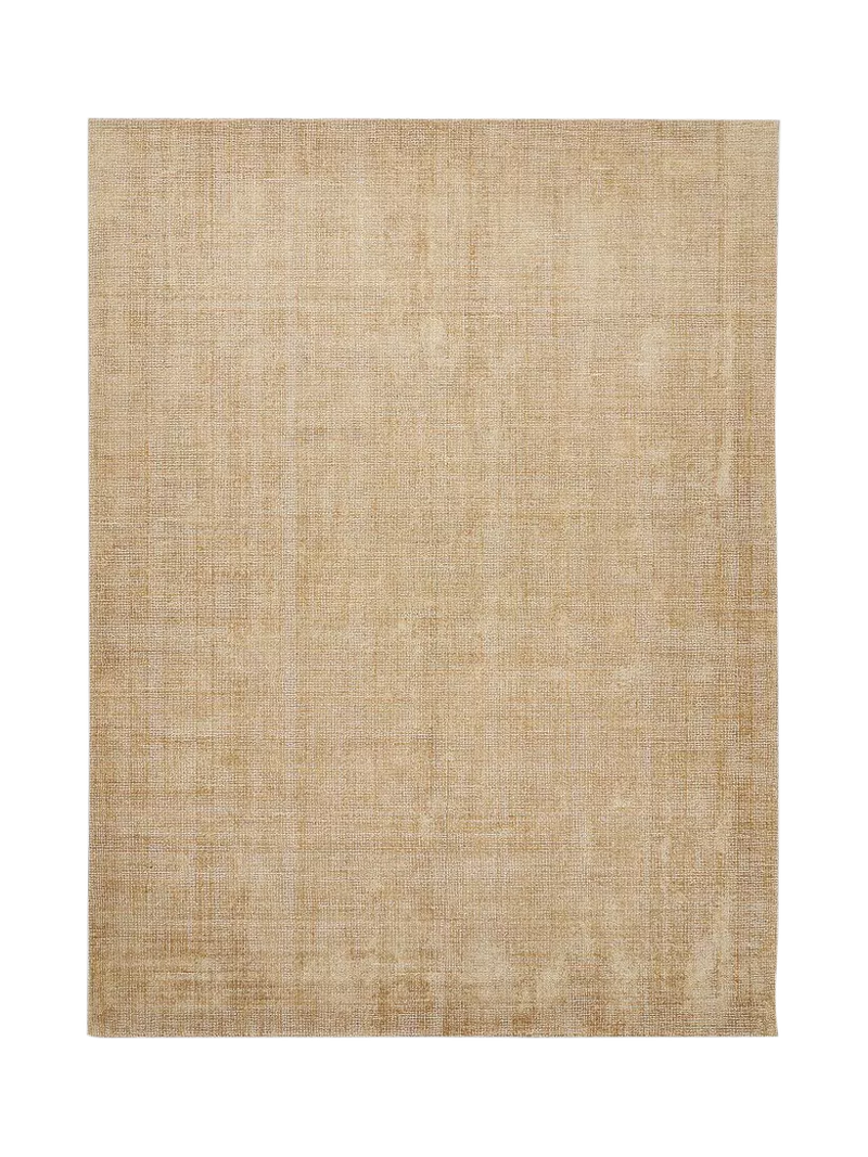 West Elm Glimmer Hand Woven Wool Rich Rug Honey 152 x 244 cm