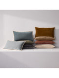 West Elm velvet cushion cover Sand, imported from the UK