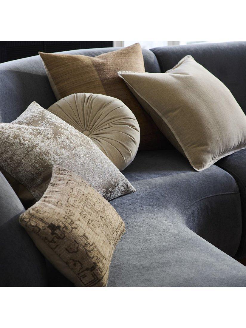 West Elm velvet cushion cover Sand, imported from the UK