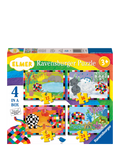 Elmer 4-in-1 jigsaw puzzle set 72 pieces (British brand)