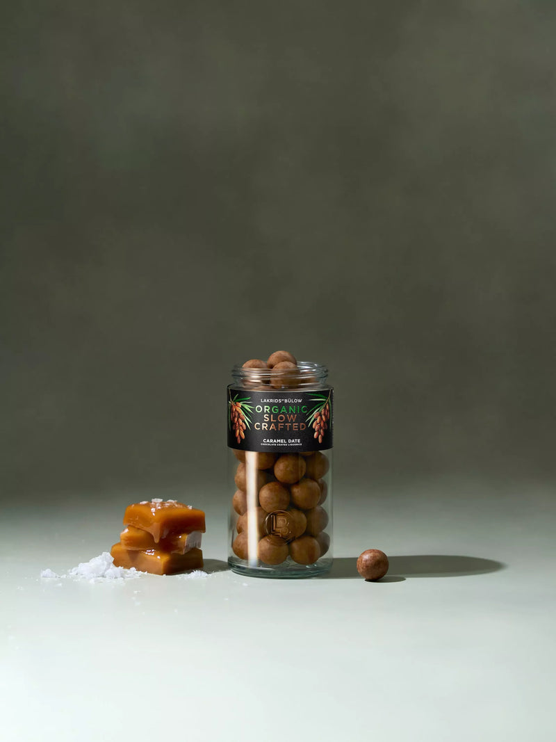 Lakrids by Bülow chocolate coated caramel liquorice 265g, imported from the UK