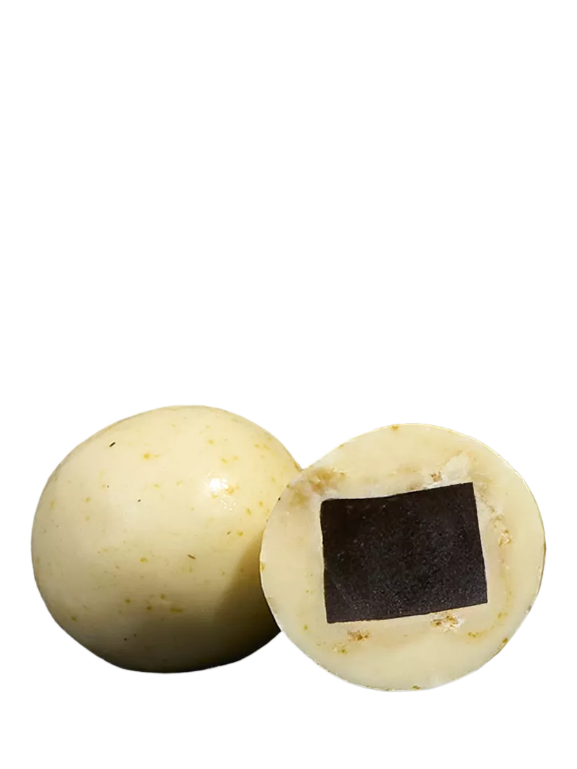 Lakrids by Bülow mango vanilla chocolate coated liquorice, imported from the UK