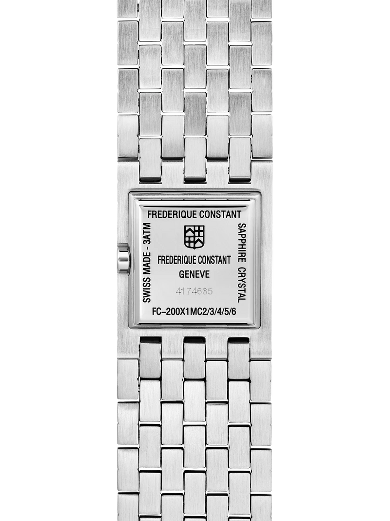 Frederique Constant women's square watch green malachite dial, imported from the UK