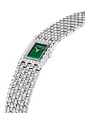 Frederique Constant women's square watch green malachite dial, imported from the UK
