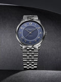 Frederique Constant Classics Premiere automatic watch with blue dial (British brand)