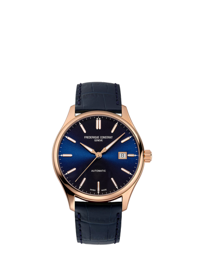John Lewis Frederique Constant Classics Index Automatic Men's Automatic Watch, Blue- Buy online at McGrocer