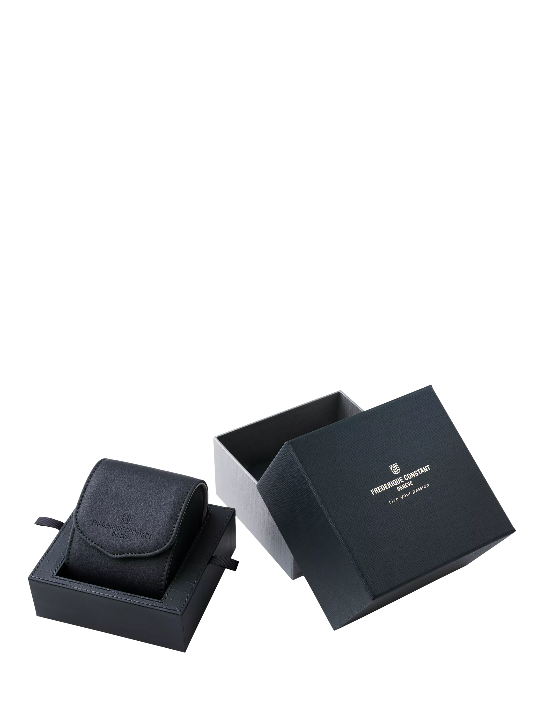 Frederique Constant watch blue dial leather strap, imported from the UK