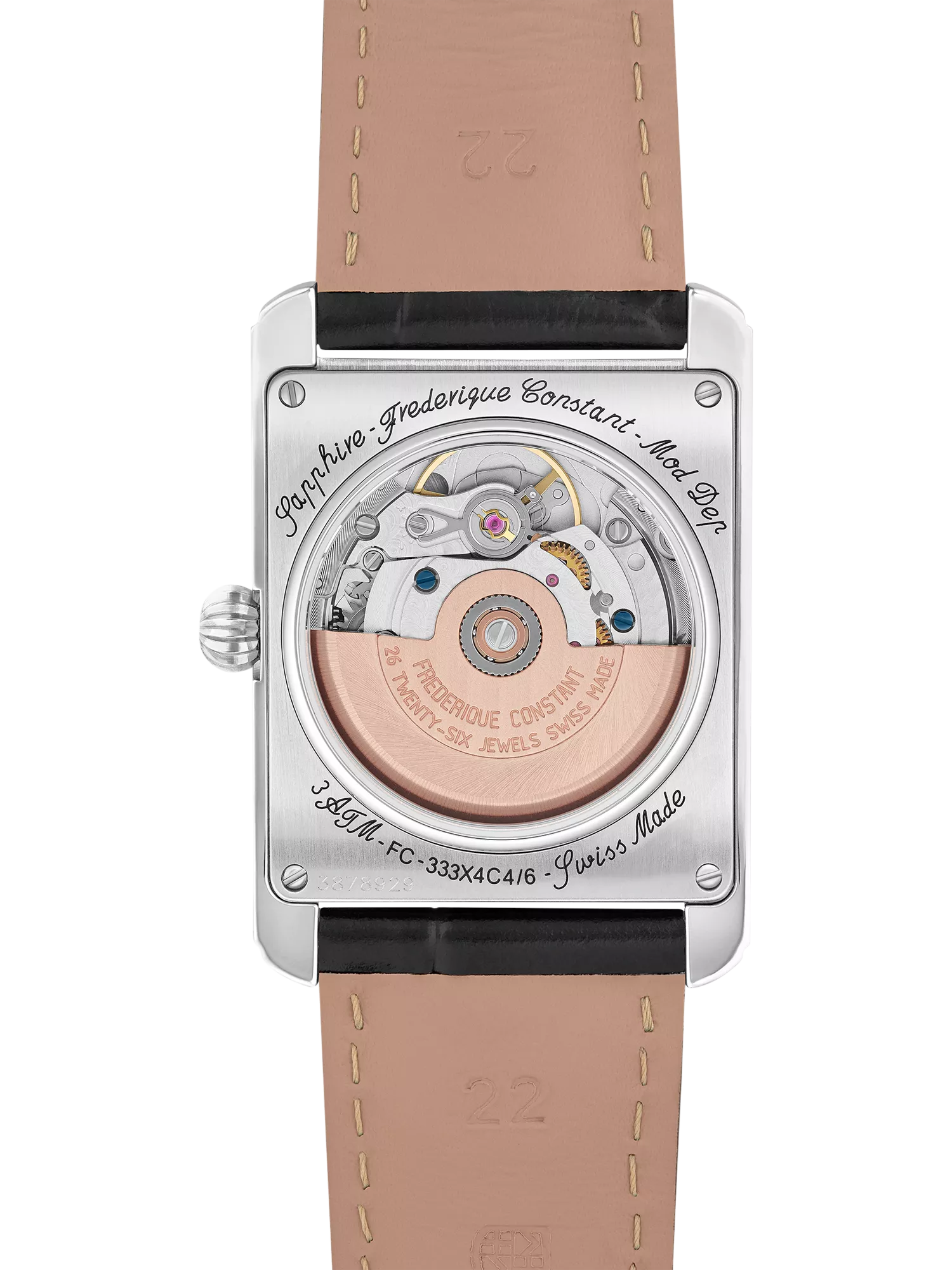Frederique Constant Classics Carrée Moonphase automatic watch - British product