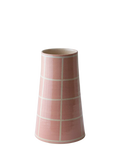 The Small Home check vase multi H17cm (British brand)