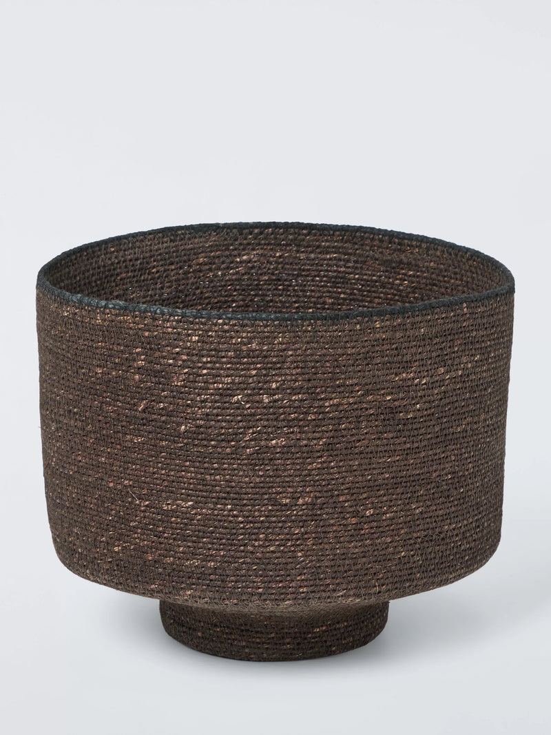 John Lewis seagrass pedestal baskets set of 2 cocoa - British product