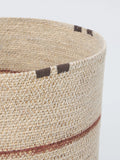 John Lewis seagrass stripe basket large natural - British product