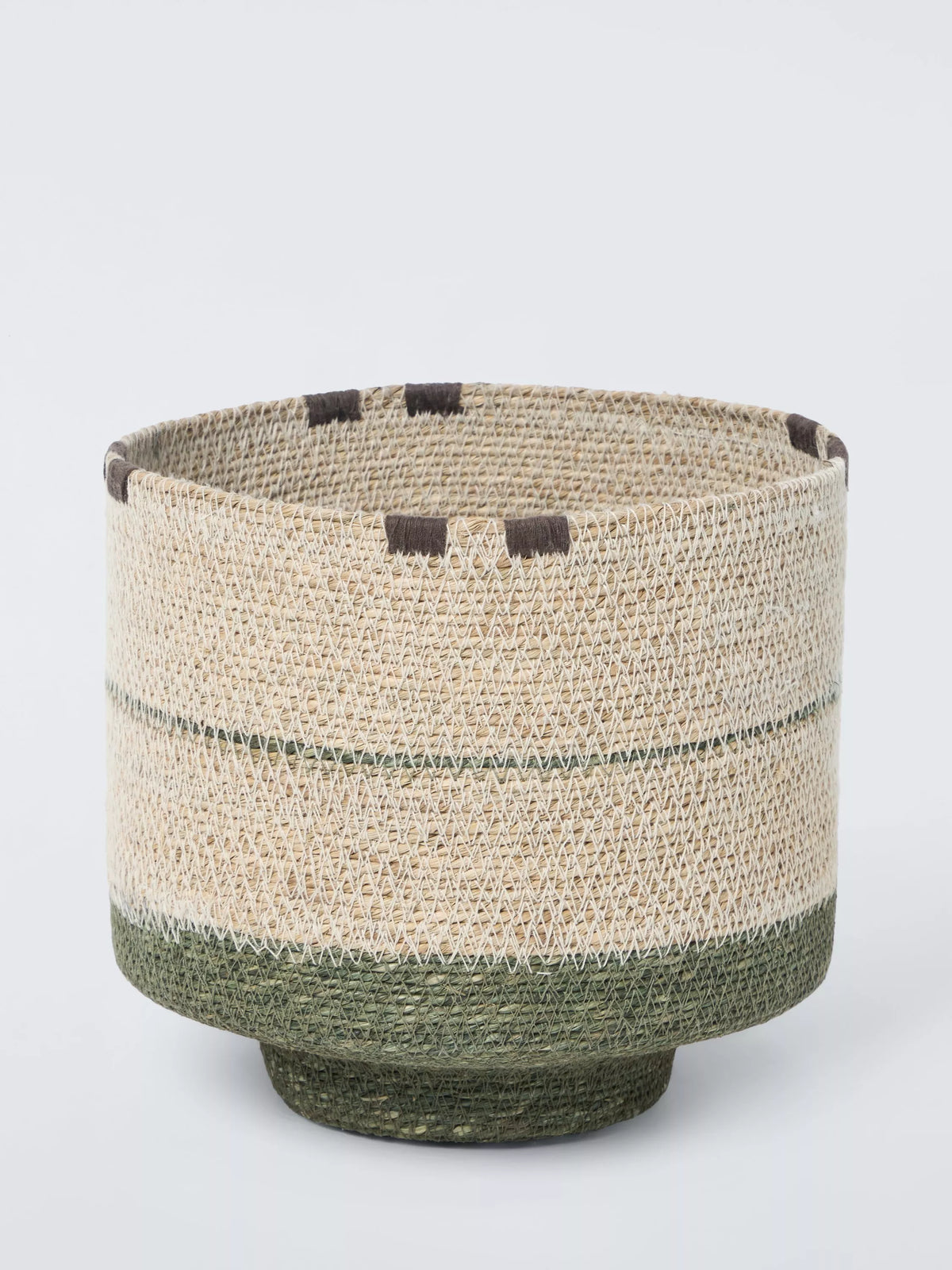 John Lewis seagrass stripe basket small - British product
