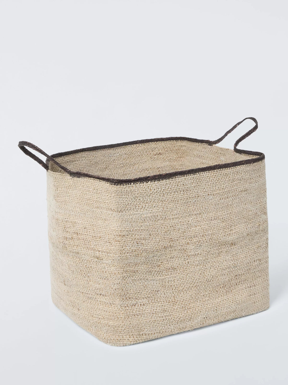 John Lewis hand-woven seagrass basket medium natural, UK version