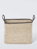 John Lewis seagrass basket with accent handles small, UK version