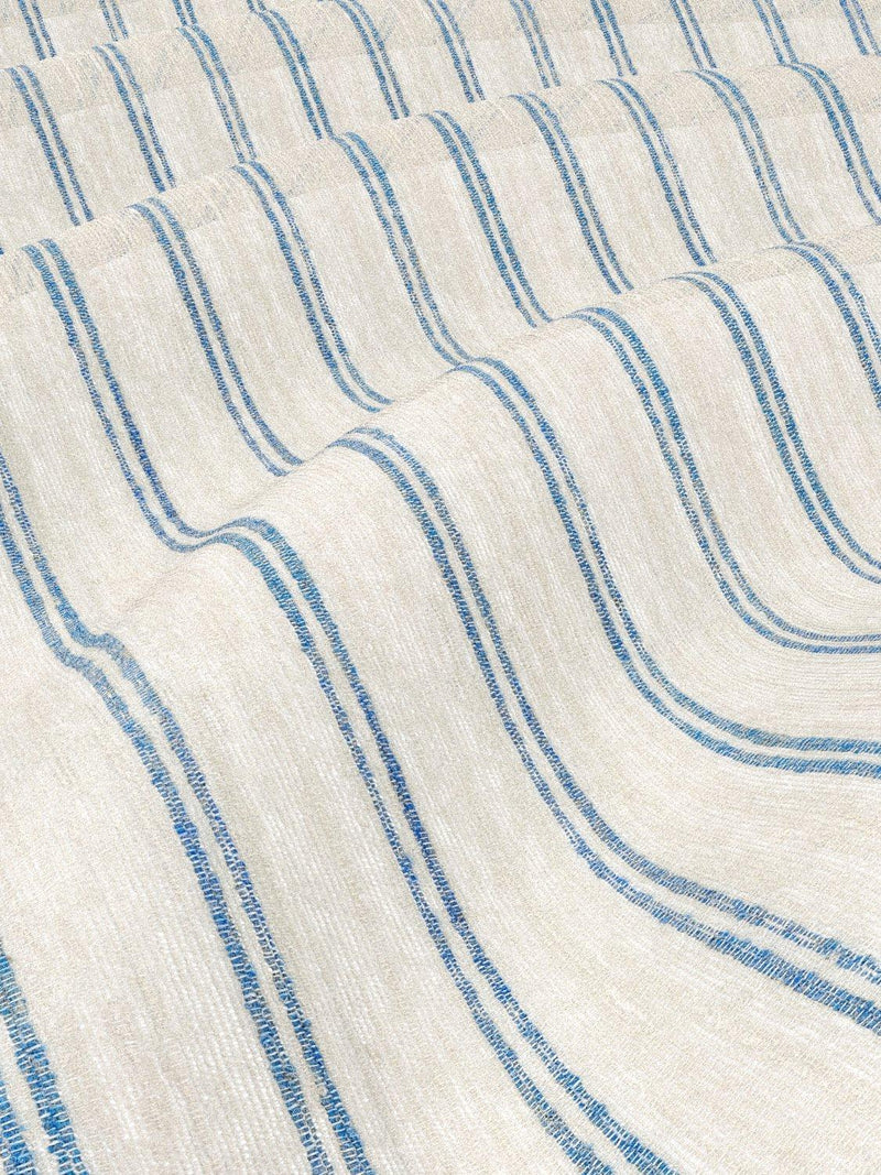 Zimmer + Rohde Asni double stripe linen blend furnishing fabric - British product