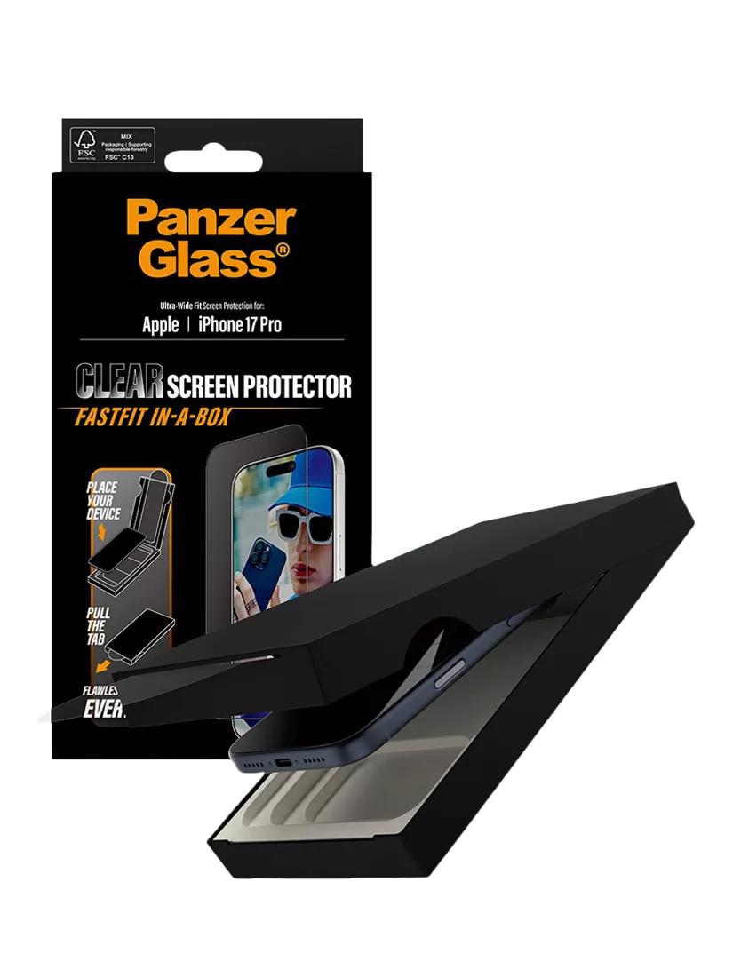 PanzerGlass Ultra-Wide screen protector iPhone 17 Pro - British product