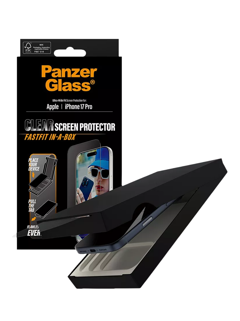 PanzerGlass Ultra-Wide screen protector iPhone 17 Pro - British product