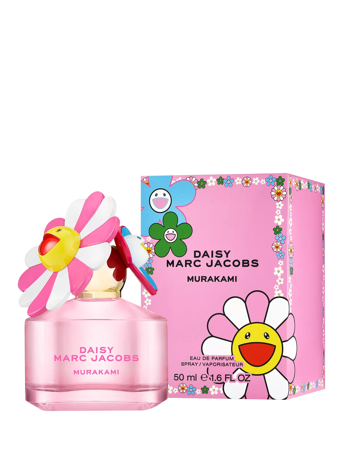 Marc Jacobs Daisy Murakami Pink limited edition Eau de Parfum 50ml, imported from the UK