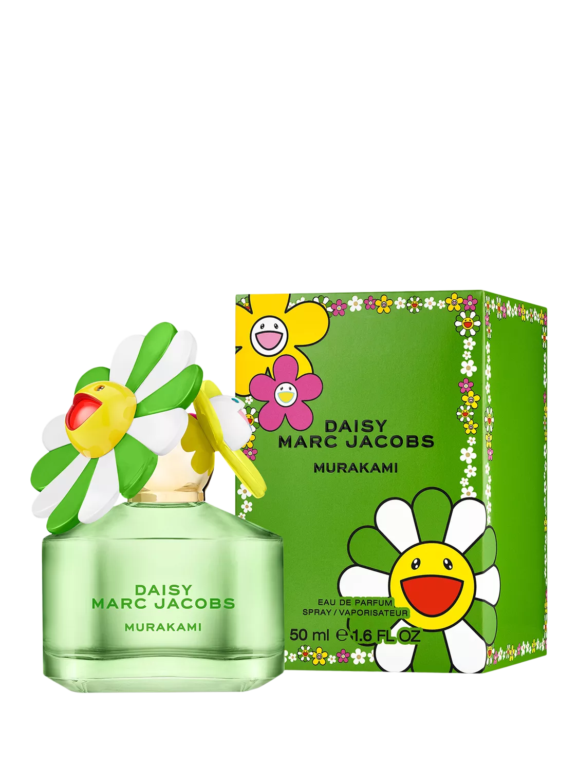 Marc Jacobs Daisy Murakami Green limited edition eau de parfum 50ml, imported from the UK