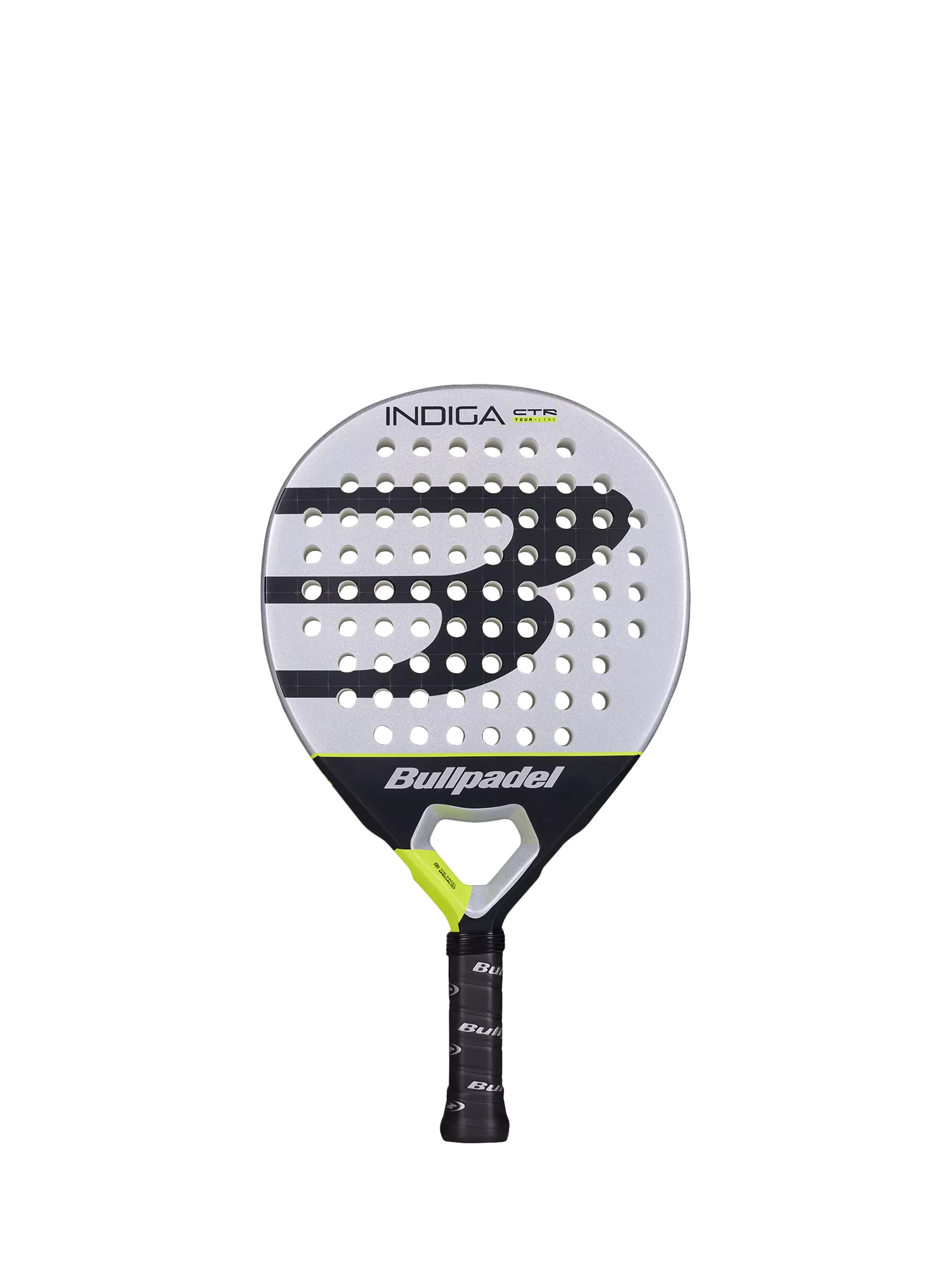 Bullpadel Indiga CTR round-shaped padel racket silver multi (British brand)