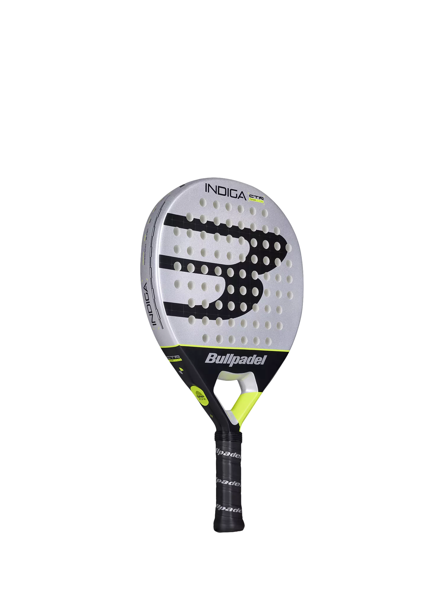 Bullpadel Indiga CTR round-shaped padel racket silver multi (British brand)
