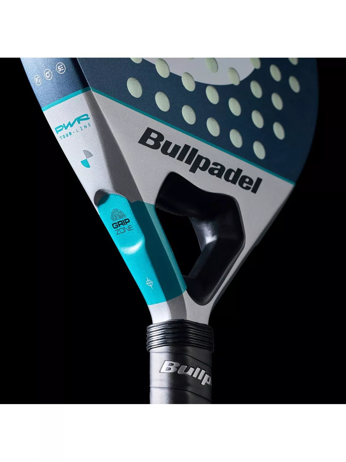 Bullpadel Indiga Power padel racket blue navy (British brand)