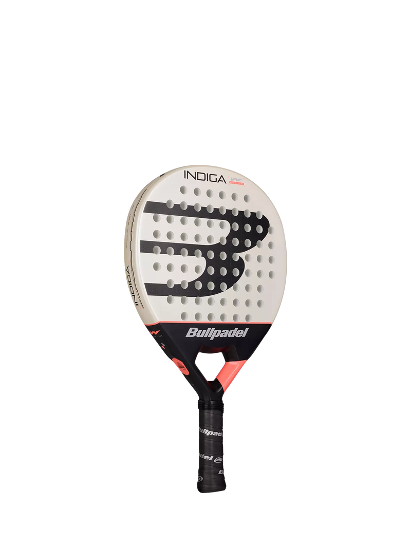 Bullpadel Indiga W round-shaped padel racket off white (British brand)