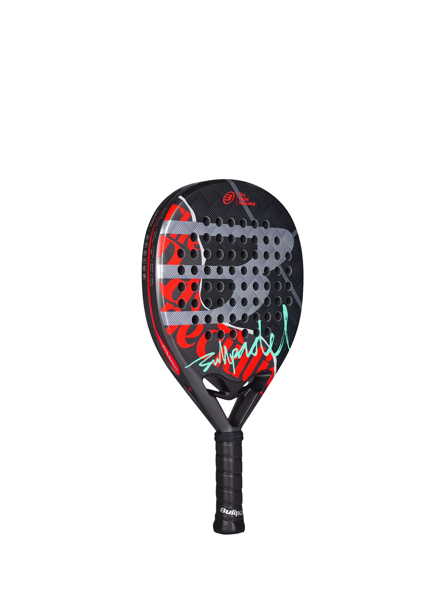 Bullpadel padel racket Iconic Control Grey/Multi, UK version