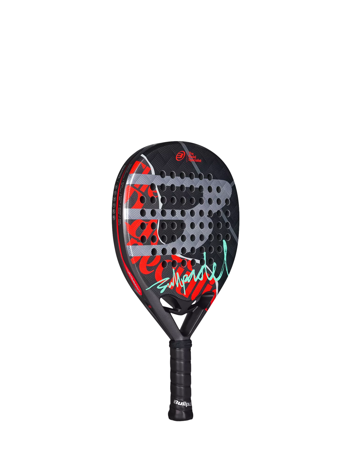 Bullpadel padel racket Iconic Control Grey/Multi, UK version