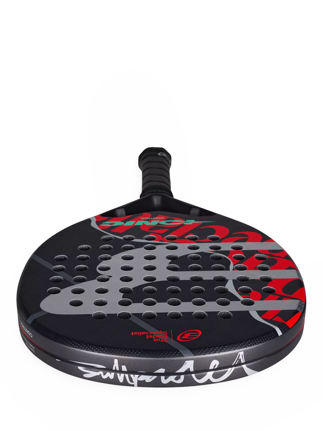 Bullpadel padel racket Iconic Control Grey/Multi, UK version